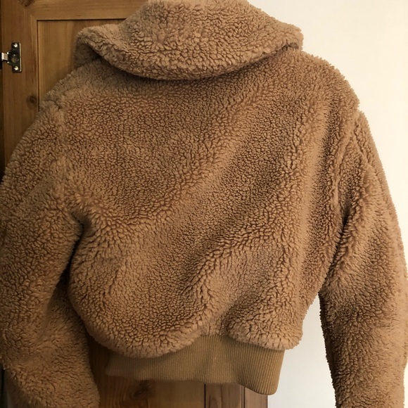 Wilfred Free Cropped Teddy Jacket - Picture 3 of 5